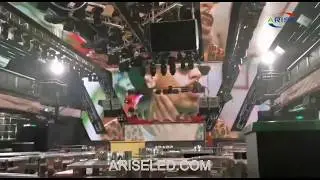 Stage led video screen nightclub Background Bar club stage LED display,Nightclub LED shaped screen b