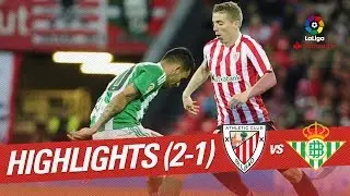 Resumen de Athletic Club vs Real Betis (2-1)