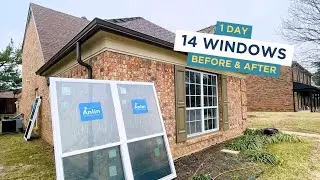 14 Windows Replaced in ONE Day (Energy Efficient Windows in Texas)