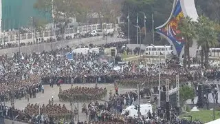 Syria holds military parade to mark one year since Assad ouster | AFP