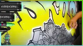 3 GRAFFITI ON 3 SUPPORT IN ONE DAY  / BY ESKOS ART - 2019