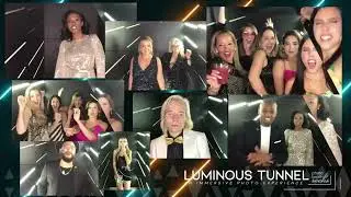 Unique Photo Experience - Light Tunnel Photo Activation - Luminous Tunnel by Photobooth Rocks