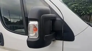 Замена наружного корпуса бокового зеркала Fiat Ducato