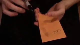 Mentalism prediction magic trick by Insane Card Trick Man