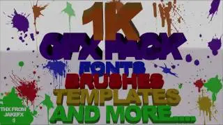 1K SUBSCRIBERS FREE GFX PACK