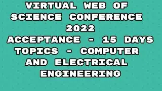 Virtual Conference 2022 / web of science conference 2022 / 15 days acceptance