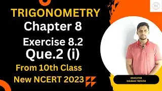 Exercise 8.2 Q2(i) Class 10th | Trigonometry | class 10 math chapter 8 Trigonometry