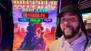 I Let the Buffalo RUN! Buffalo Dash for Cash Slot Machine 