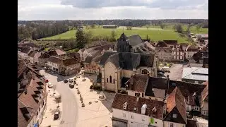 Route du vitrail : &eacute;glise Saint-Jean-Baptiste de Chaource (Aube)