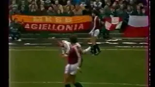 Widzew Łódź - Sparta Praga 1-0 1/16 finału Pucharu UEFA 19.10.1983 r.