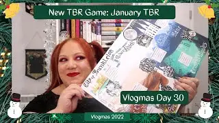 Introducing my New TBR Game//January TBR//Vlogmas 2022 Day 30//lisadoeslife