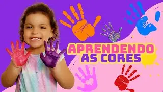 EMANUELA APRENDE AS CORES BRINCANDO | LEARN COLORS FOR CHILDREN BODY PAINT