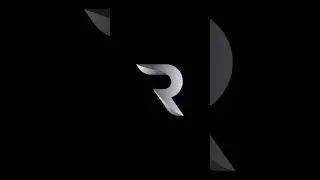 R Letter LOGO in Illustrator #logo #design #asmarif