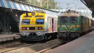 Mumbai Suburban Central railway local train  Vikhroli station Mumbai local trains