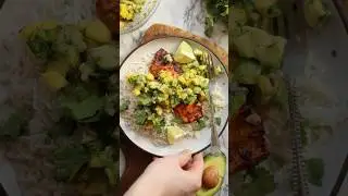 Chipotle Salmon with Mango Avocado Salsa