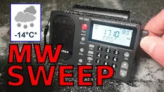 Qodosen SR-286 MW scanning through the snow