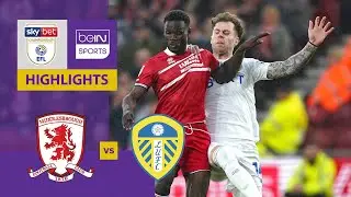 Middlesbrough v Leeds | EFL Championship 23/24 | Match Highlights