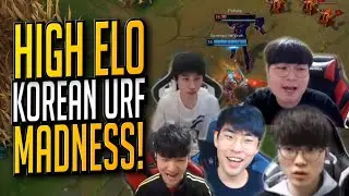 HIGH ELO KOREAN URF MADNESS! - Pros on Steroids