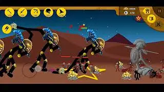 The ULTIMATE Mod Battle! Voltaic Army vs Lava Lord Wrathnar - Elite Final Boss (Stick War Legacy)