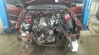 Audi 100 c3 quattro swap AAN 2.2 turbo. first start
