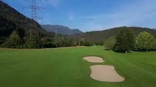 Golf Club Domat/Ems Yellow Course Hole 7 &ndash; Via Calanca