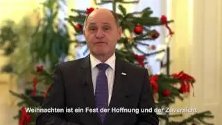 Innenminister Wolfgang Sobotka w&uuml;nscht Frohe Weihnachten!