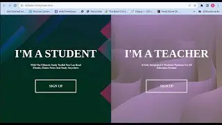 Responsive Split Landing Page