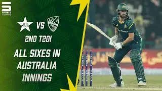 All Sixes in Australia's Innings | Pakistan vs Australia | Match 02 | T20I Series 2026 | PCB | M9E1H