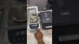 Jewellery Tag Printer + Automatic Weighing Machine | Fast, Accurate & Easy Tagging for Gold & Silver