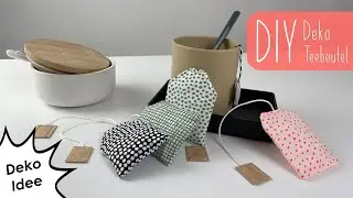 DIY Deko Stoff Teebeutel nähen | Spielzeugidee | Spielküche | Kaufladen