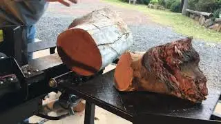 Redgum log splitter Silver Edition