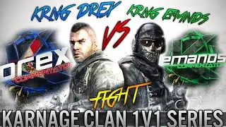 KARNAGE Clan 1v1 Series - KRNG Drex vs. KRNG Emands (PS3 Bracket) Match #1!