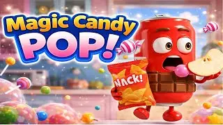 Magic Candy Time! 🍬 Fun Kids Cartoon Song