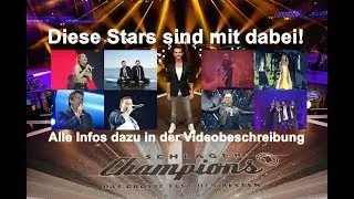 Die Schlagerchampions 2019 I Sendetermin 12.01.2019 I 20:15h ARD