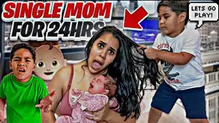 The Trench Family | Becoming a Single Parent for 24 Hours | Rayssa 