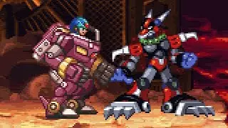 Raiden Ride Armor vs. Magma Dragoon - Mega Man X4 TAS