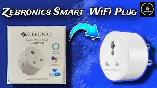 Best WiFi Zebronics Smart Plug With Alexa and Google Assistant ZEB-SP110 || Revel the box