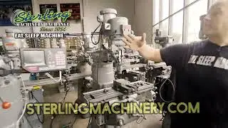 Вертикальный фрезерный станок BRIDGEPORT Series 1 с регулируемой скоростью, 9