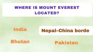 How Well Do You Know Mount Everest? 🏔️ | Fun Quiz Questions | GK Challenge