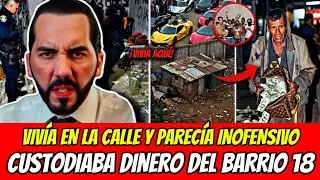 &iexcl;BUKELE ARRESTA A INDIGENTE!: OCULTABA 3 MILLONES DEL BARRIO 18
