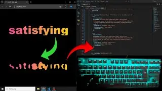 ASMR Programming – Animated Text Magic: Just Code and Sounds