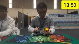 13.68 official 3x3 One-Handed average | Portugal Championship 2025