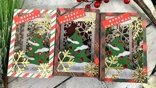 Christmas Tree Box Cards | AmyR Holiday 2022 Series #29