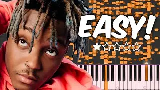 Already Dead Juice WRLD EASY Piano Tutorial
