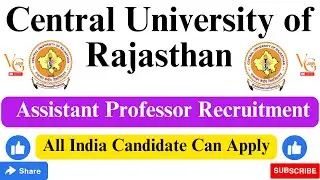 CURAJ JOBS NOTIFICATION 2023 || WALK-IN FOR 9 ASSISTANT PROFESSOR VACANCIES || VACANCYGATE ||