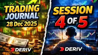 Session 4 Was Not Easy | Trading Journal 28 Dec 2025| Deriv Free Bot