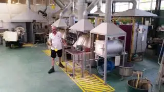 How to make a Glass Vase - Alum Bay Glass (Part 2)