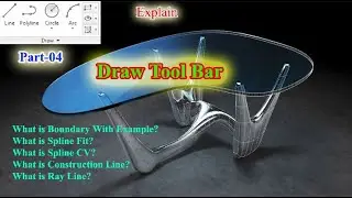 Explained Draw Tool Bar With Examples Part-4 | AutoCAD Tutorial For Beginner | Shahzad Drafter