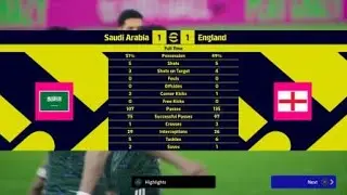 eFootball - GPSL - World Cup 2026 - Group A - Saudi Arabia 1-1 England