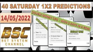 SATURDAY 1X2 FOOTBALL PREDICTIONS TODAY - FIXED BETTING ODDS = SOCCER TIPS - BETTING GAMES